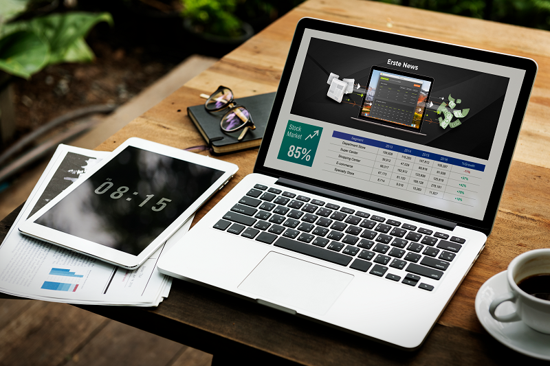 Focus of trading news on Erste News